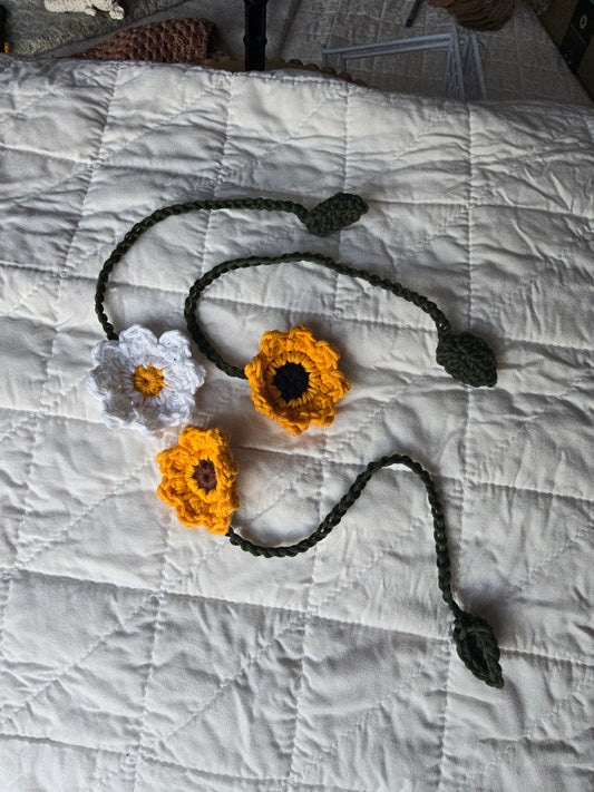 Flower bookmark