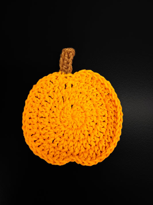 Bright Pumpkin Coaster Set